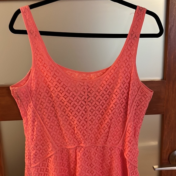 Max Studio pink lace dress size L - Picture 4 of 6